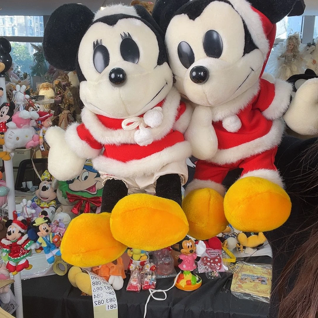 毛绒81好圣诞节米奇米妮老料