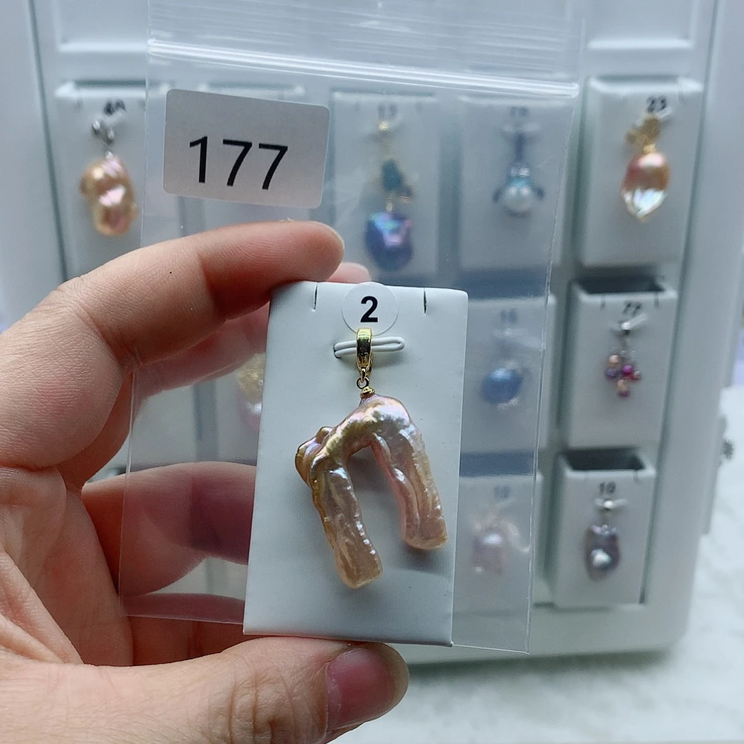 淡水珍珠吊坠(不含链)合金