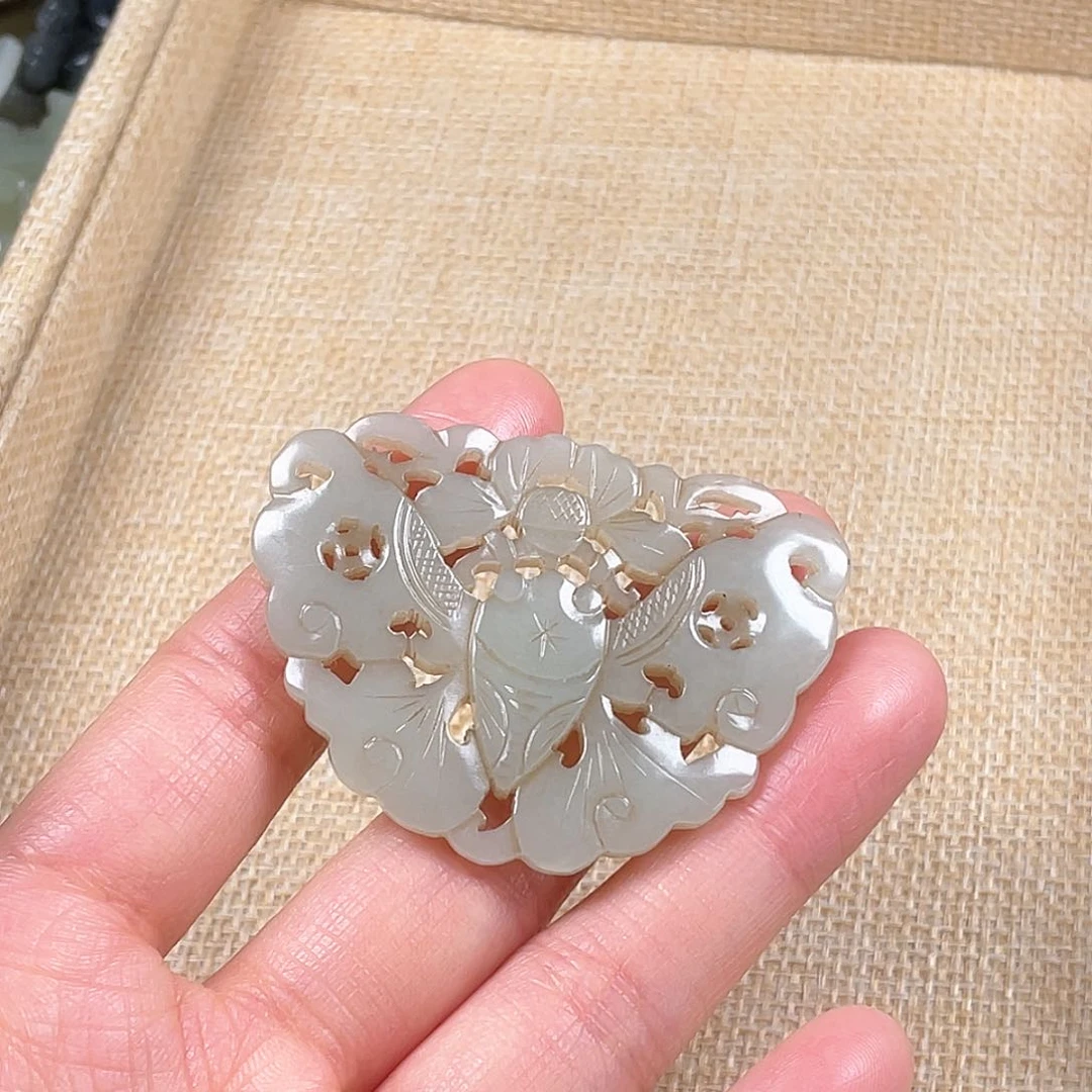 和田玉（糖玉）颈饰未镶嵌