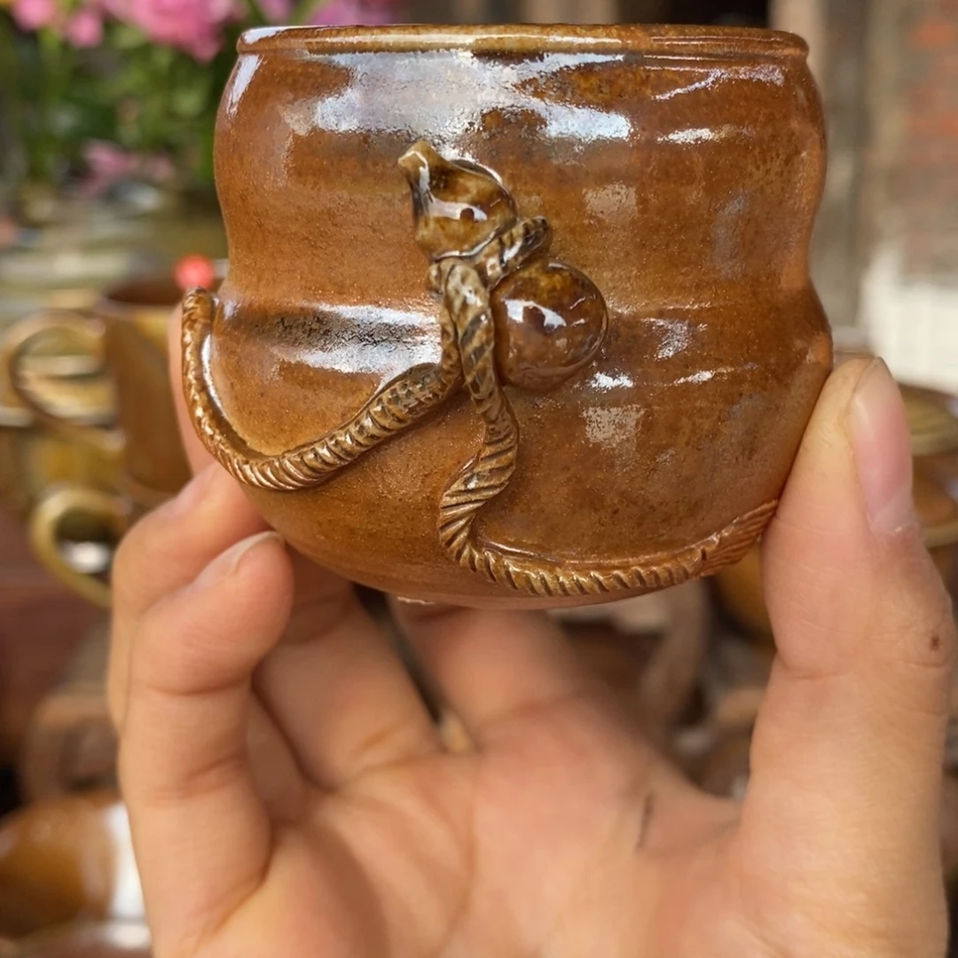 岁****陶通红系列主人杯葫芦