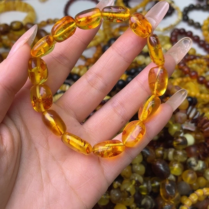 琥珀未镶嵌珠宝奇石