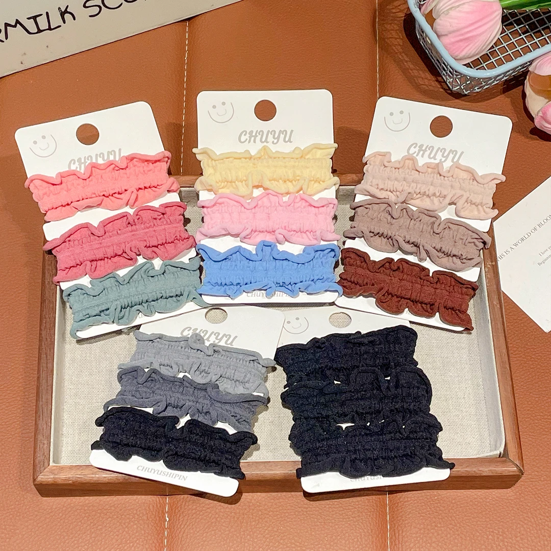 儿童发绳扎头发橡皮筋发圈新款小女孩网红头绳简约高弹力耐用头饰