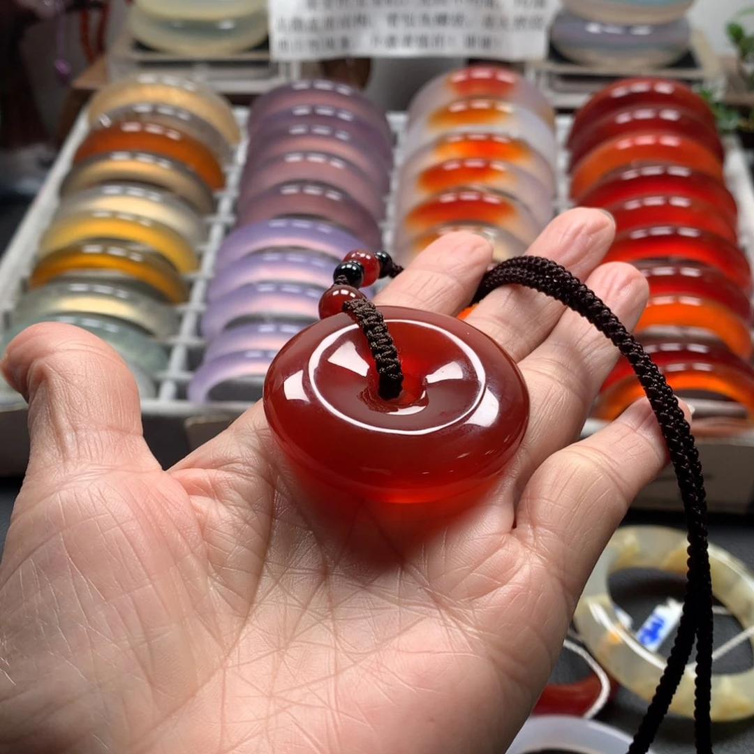 未镶嵌吊坠(不含链)玛瑙/玉髓开**贝