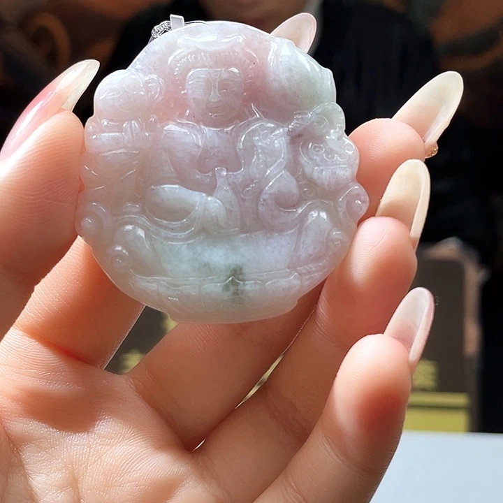 翡翠未镶嵌颈饰吊坠