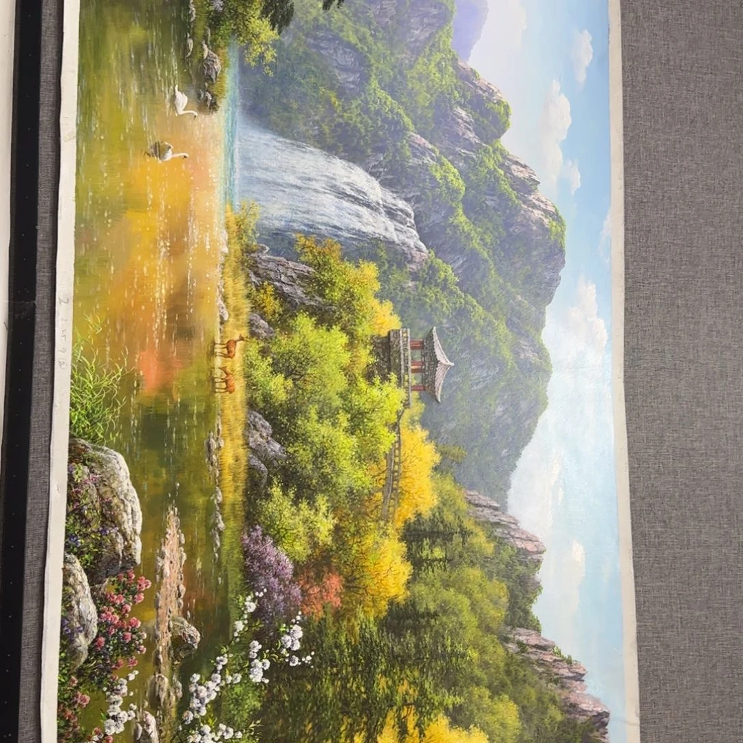 油画我也不知道为什么这么