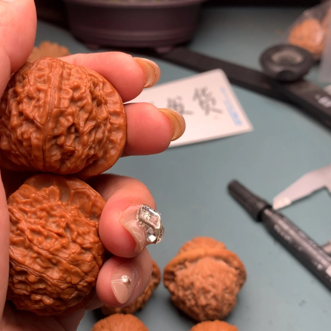 文玩核桃把件金麒麟4243