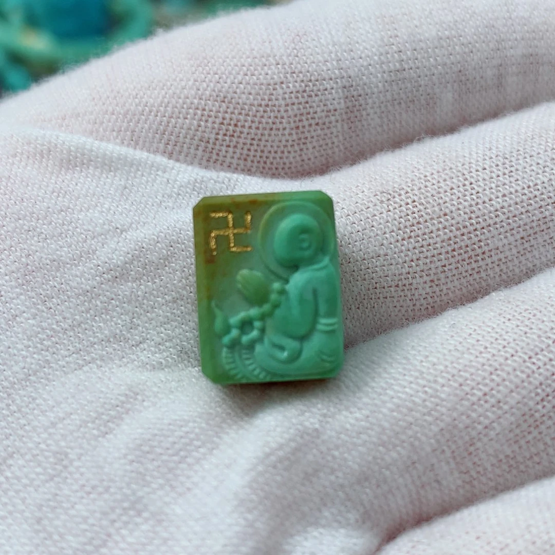 绿松石珠宝奇石未镶嵌