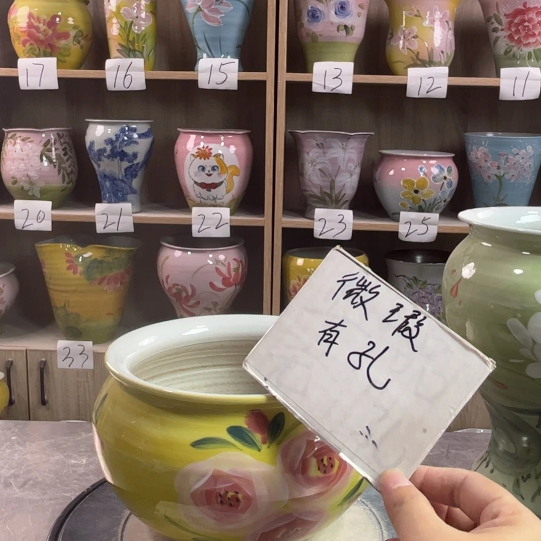 人***味景德镇陶瓷花盆花盆