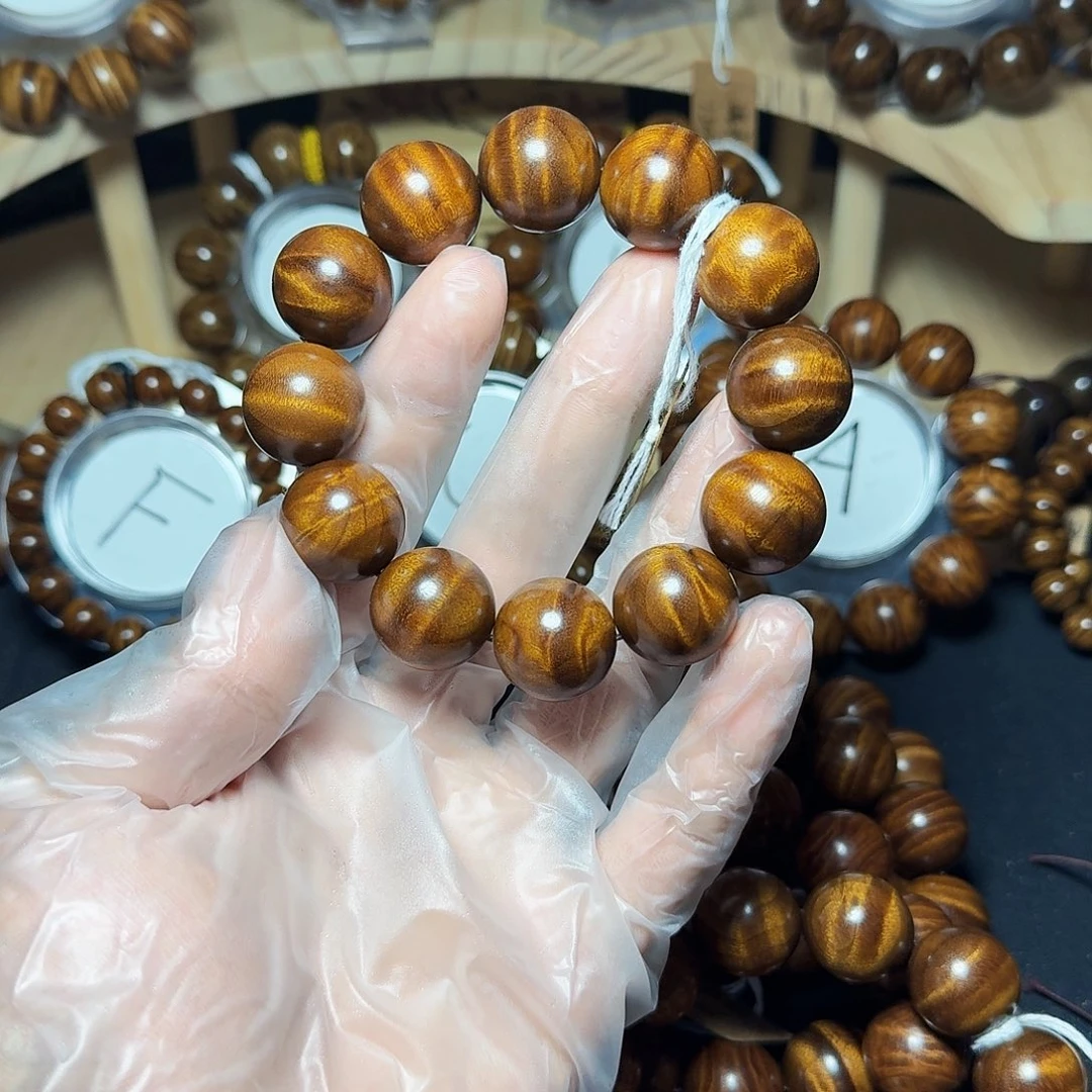 楠木（金丝楠）手串/手链立体水波