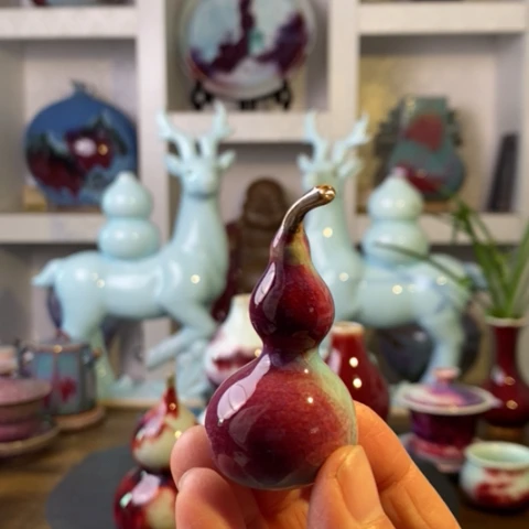 瓷片禹州神后钧瓷原产地~