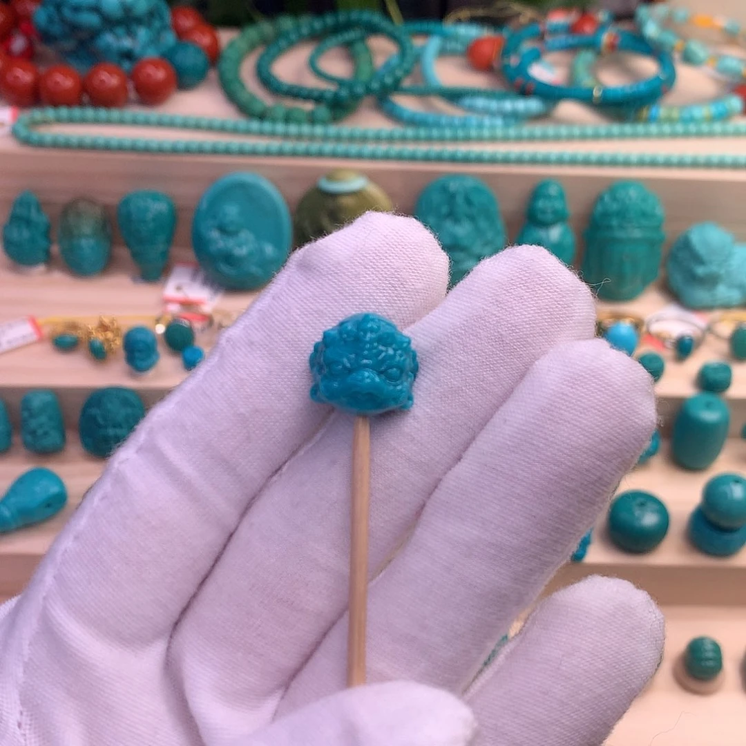 绿松石珠宝半成品未镶嵌