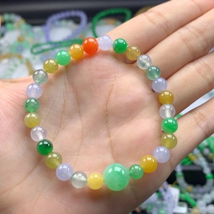 毛衣链未镶嵌翡翠卡6.3