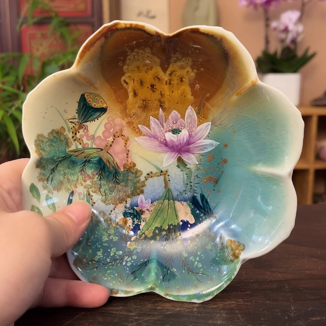景德镇柴烧手工手绘茶具