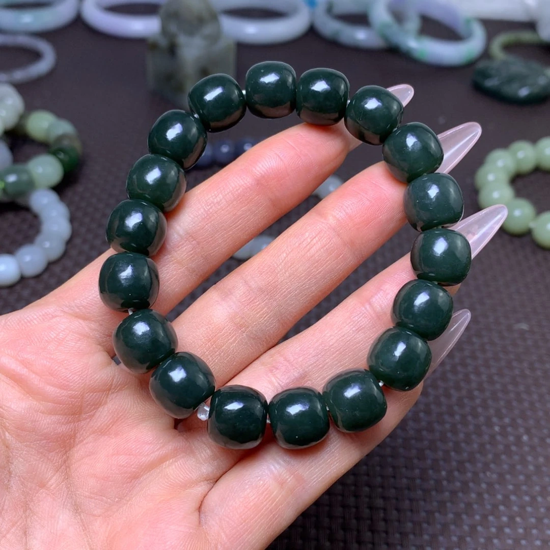 未镶嵌手串和田玉卡12