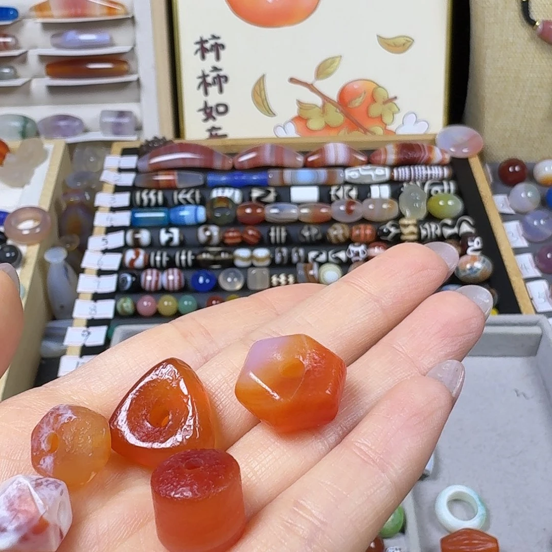 想***炖玛瑙/玉髓未镶嵌颈饰