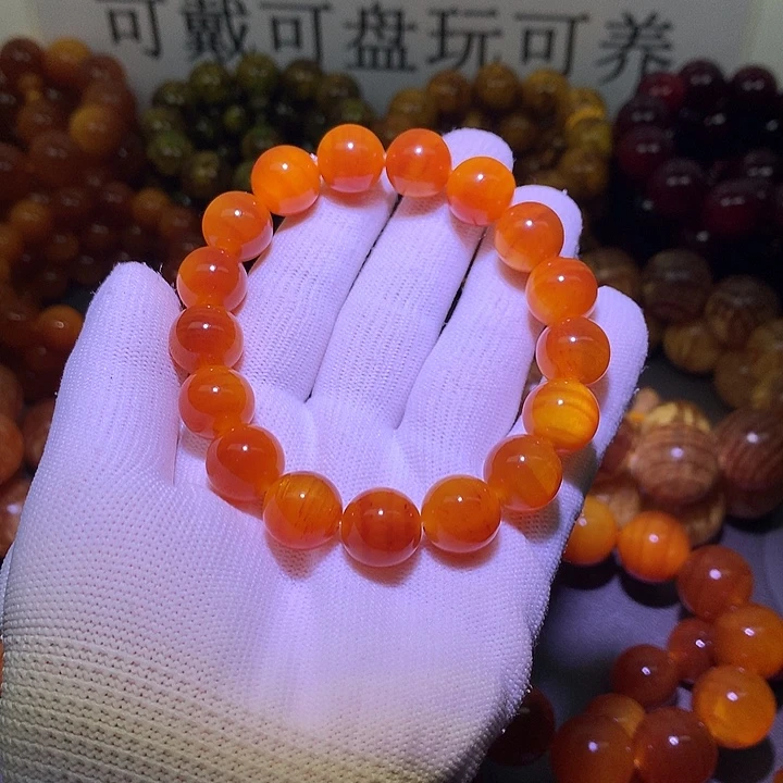 松木（琥珀木）手串/手链1.3 包浆高货