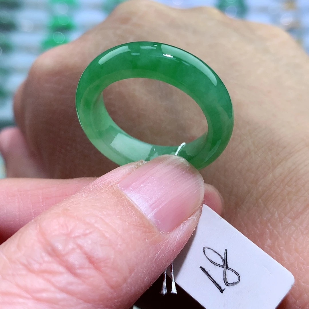 未镶嵌戒指翡翠18号