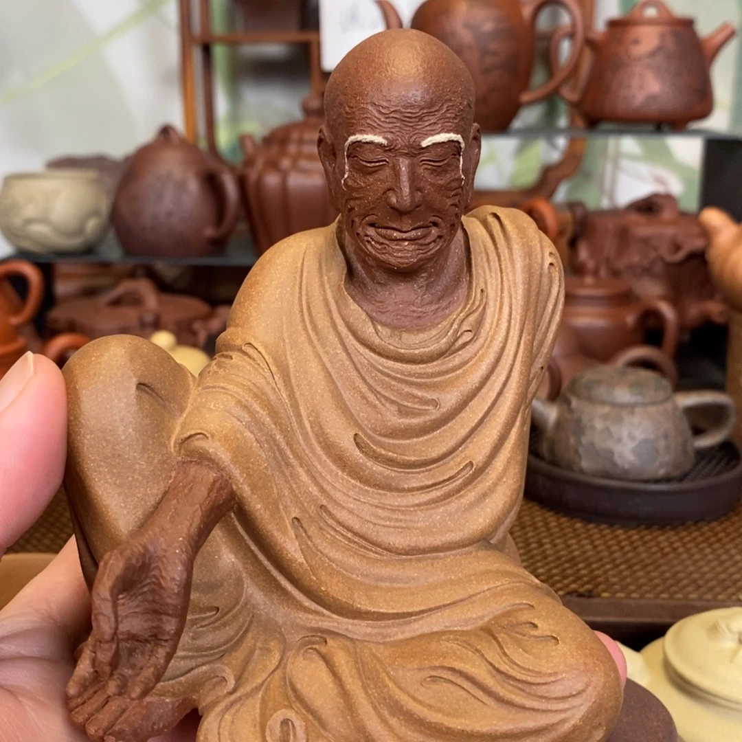 茶壶紫砂超精工罗汉