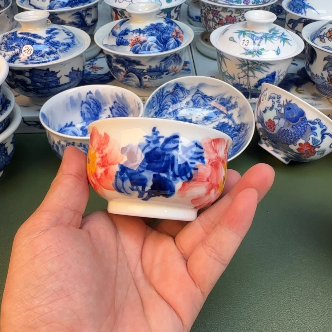 纯手工纯手绘茶具57
