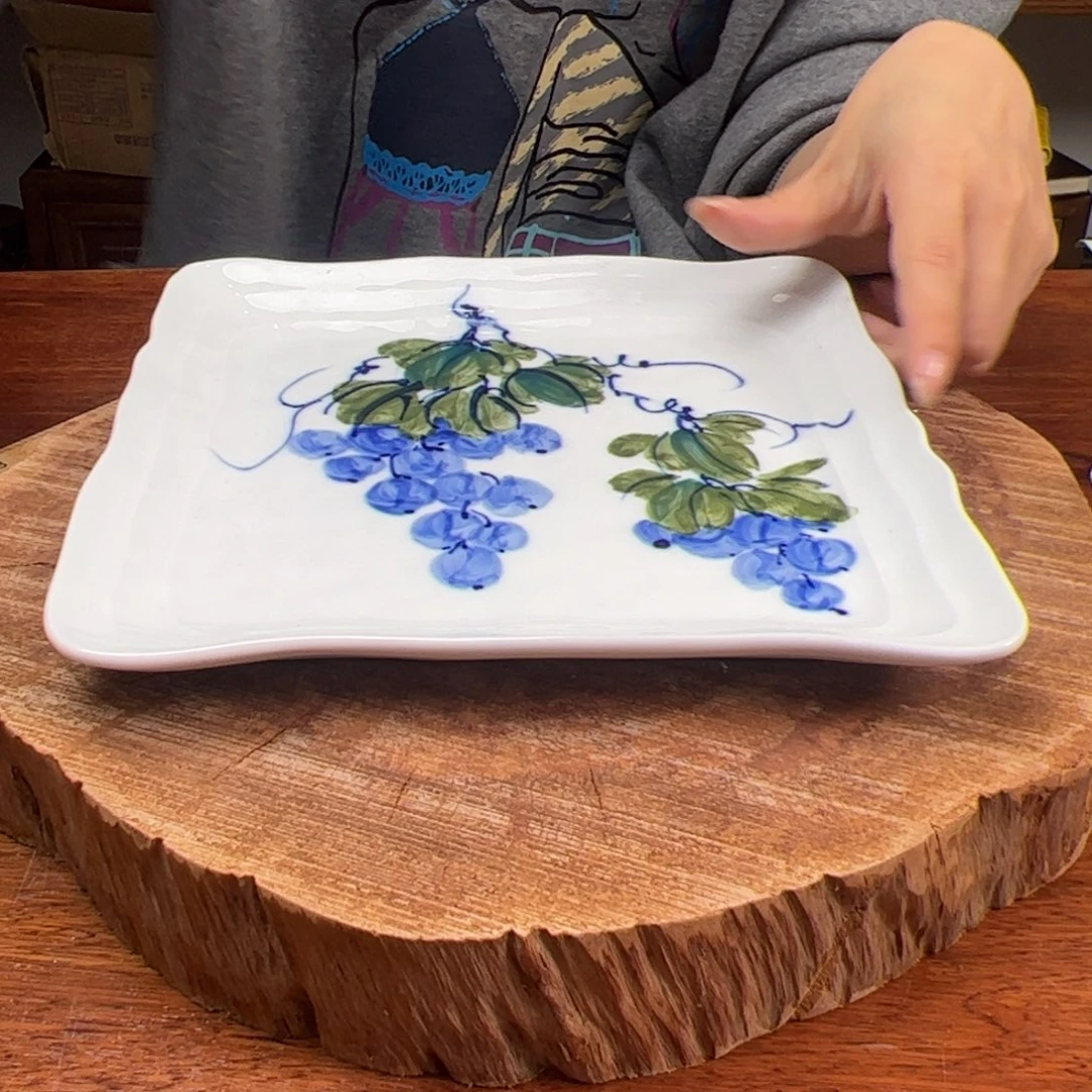 瓷片景德镇陶瓷手工手绘制作