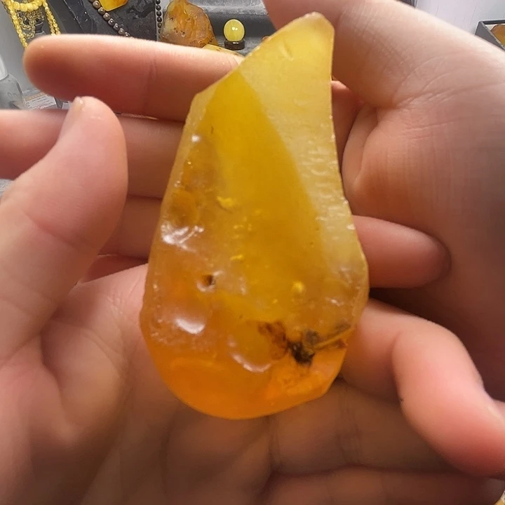 定制琥珀未镶嵌纯天然蜜蜡吊带