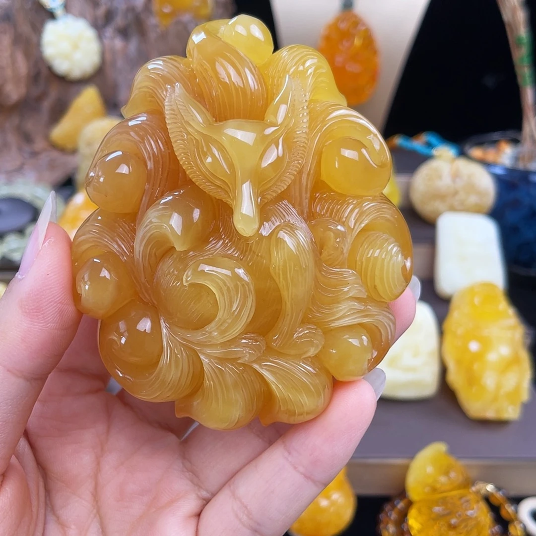 琥珀未镶嵌珠宝奇石