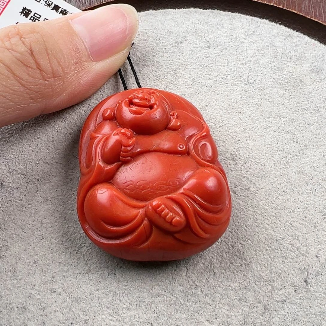 南红玛瑙吊坠未镶嵌