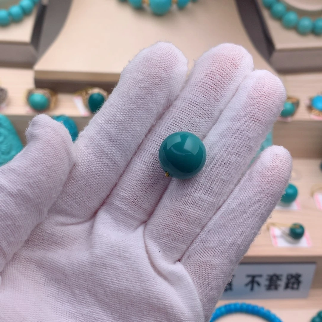 绿松石珠宝奇石未镶嵌