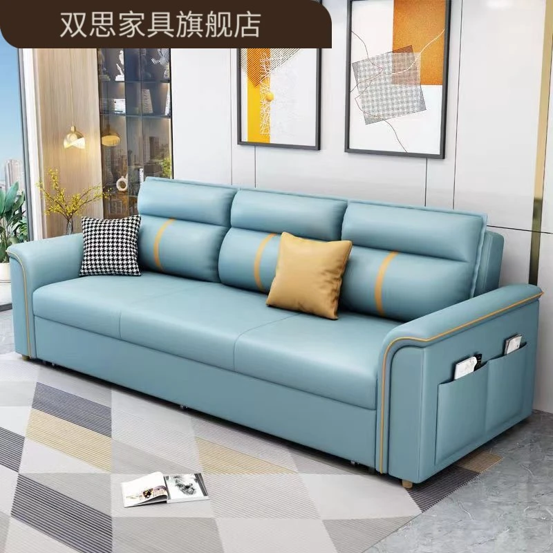 沙发床两用可折叠多功能客厅小户型坐卧现代简约可储物科技布免洗