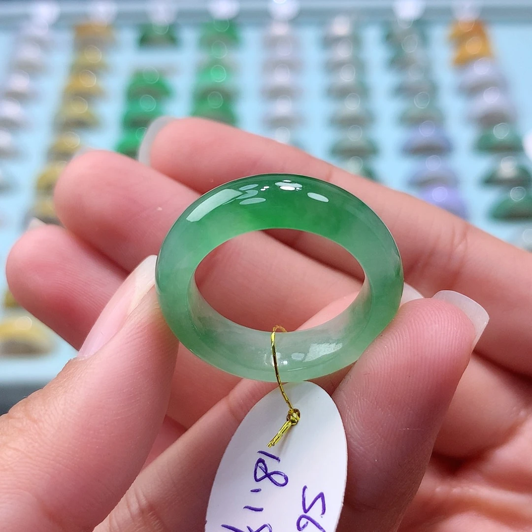 未镶嵌戒指翡翠1819圈