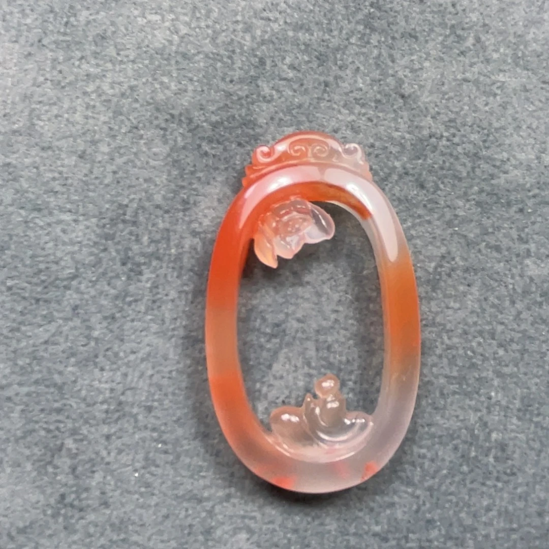 南红玛瑙未镶嵌吊坠