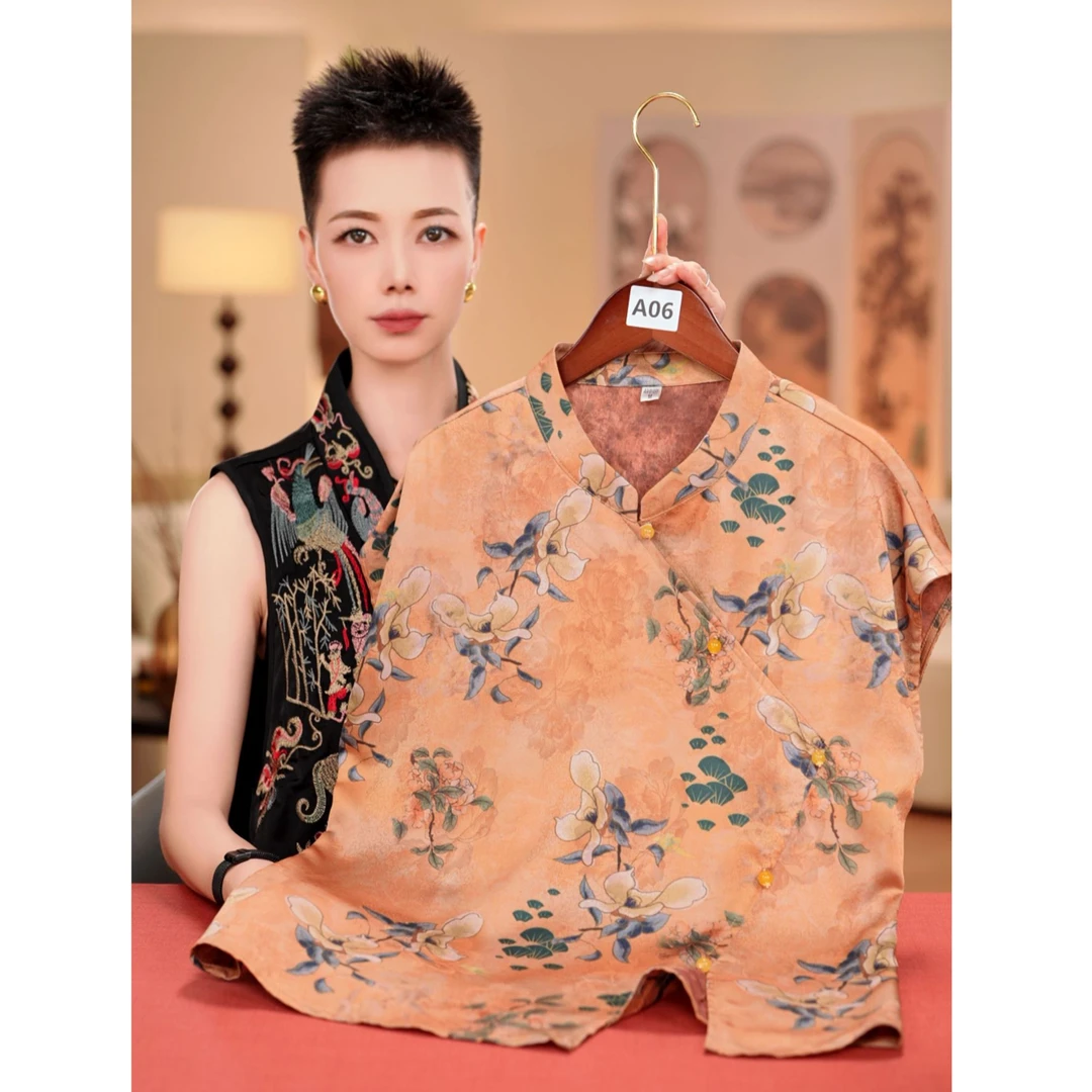【编号：A06】夏季女士新中式国风小衫【先选编号，再选尺码】