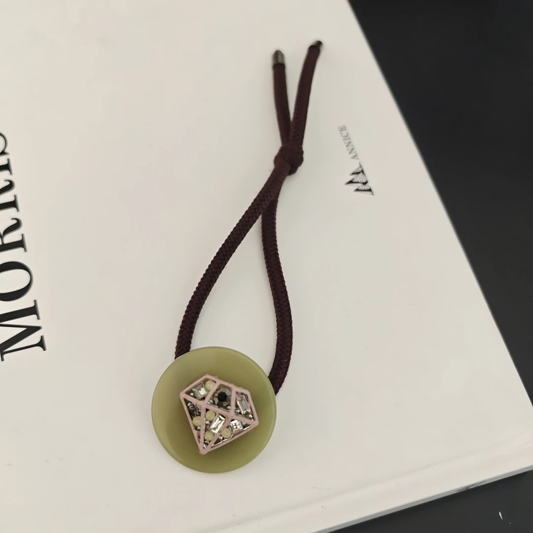 1573复古皮筋发圈（手工微瑕介意勿拍）