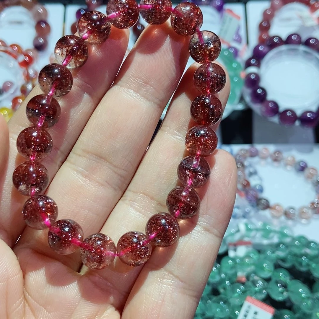 未镶嵌手链水晶金草莓10
