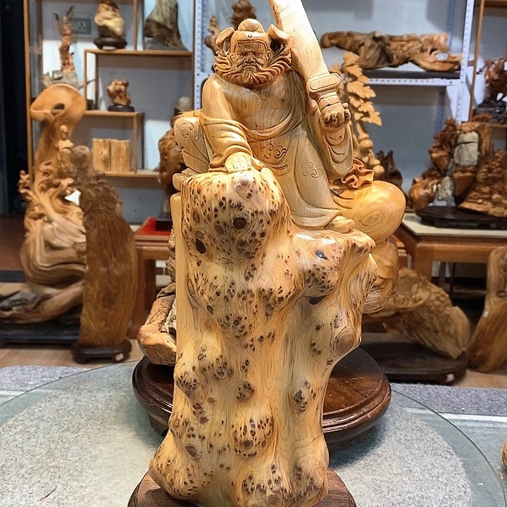 柏木（崖柏）留疤钟馗