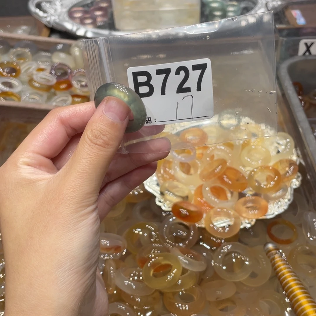 玛瑙/玉髓未镶嵌戒指727