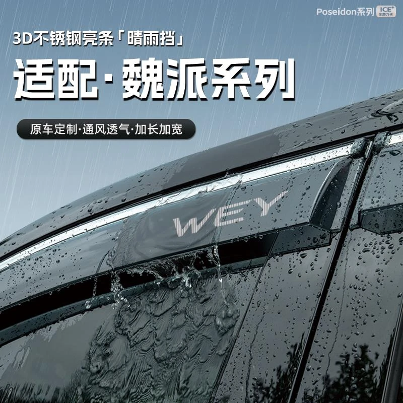 适用魏派VV6蓝山VV5玛奇朵/魏牌摩卡/拿铁汽车晴雨挡车窗雨眉防雨