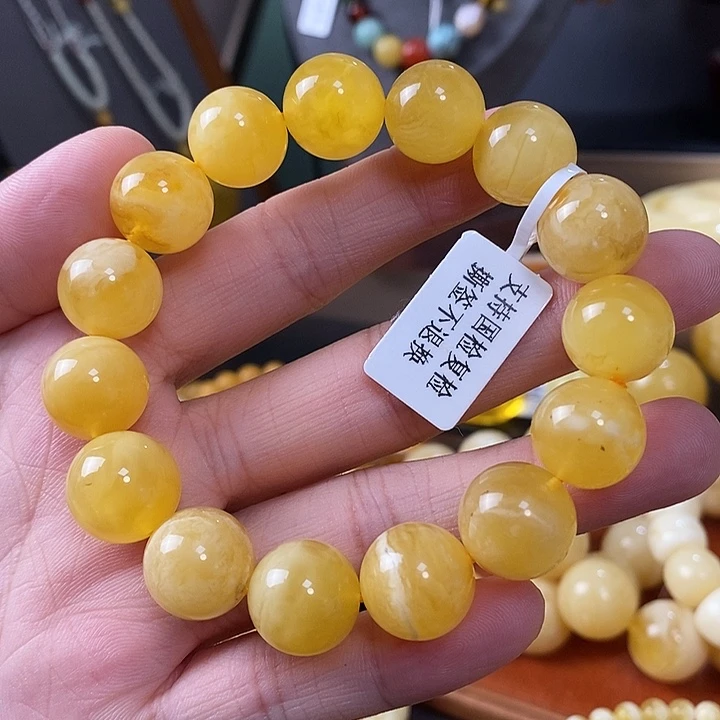 琥珀未镶嵌裸石单圈