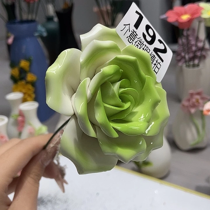 陶瓷纯手工捏花设计