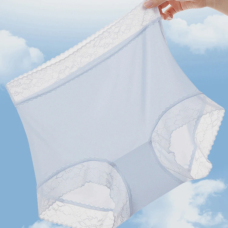 语萱娜【80-220斤】大码内裤女性感时尚三角裤5条AX554