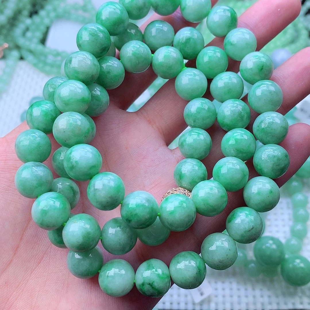 翡翠未镶嵌毛衣链