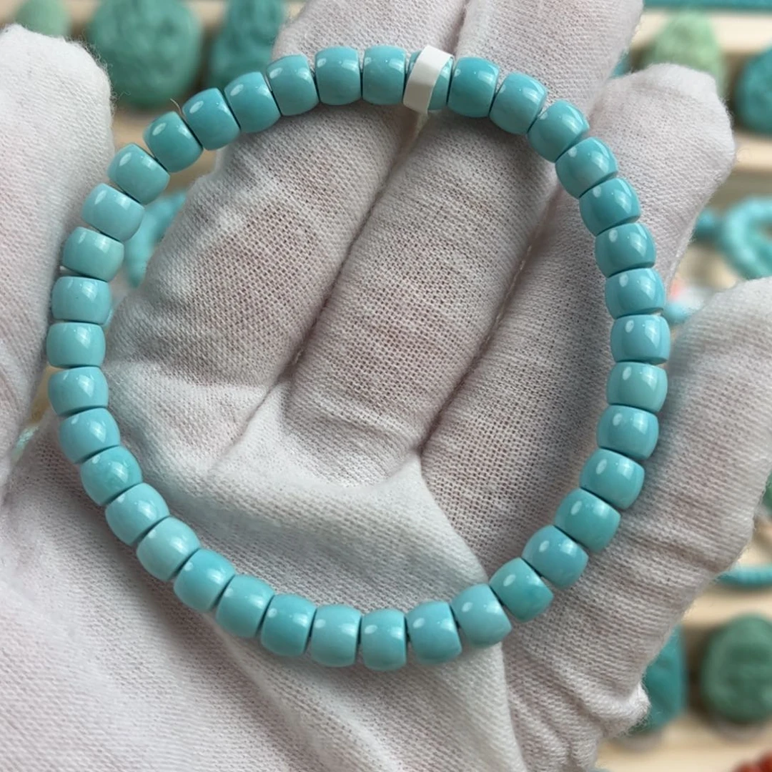 未镶嵌绿松石尺寸6.5mm