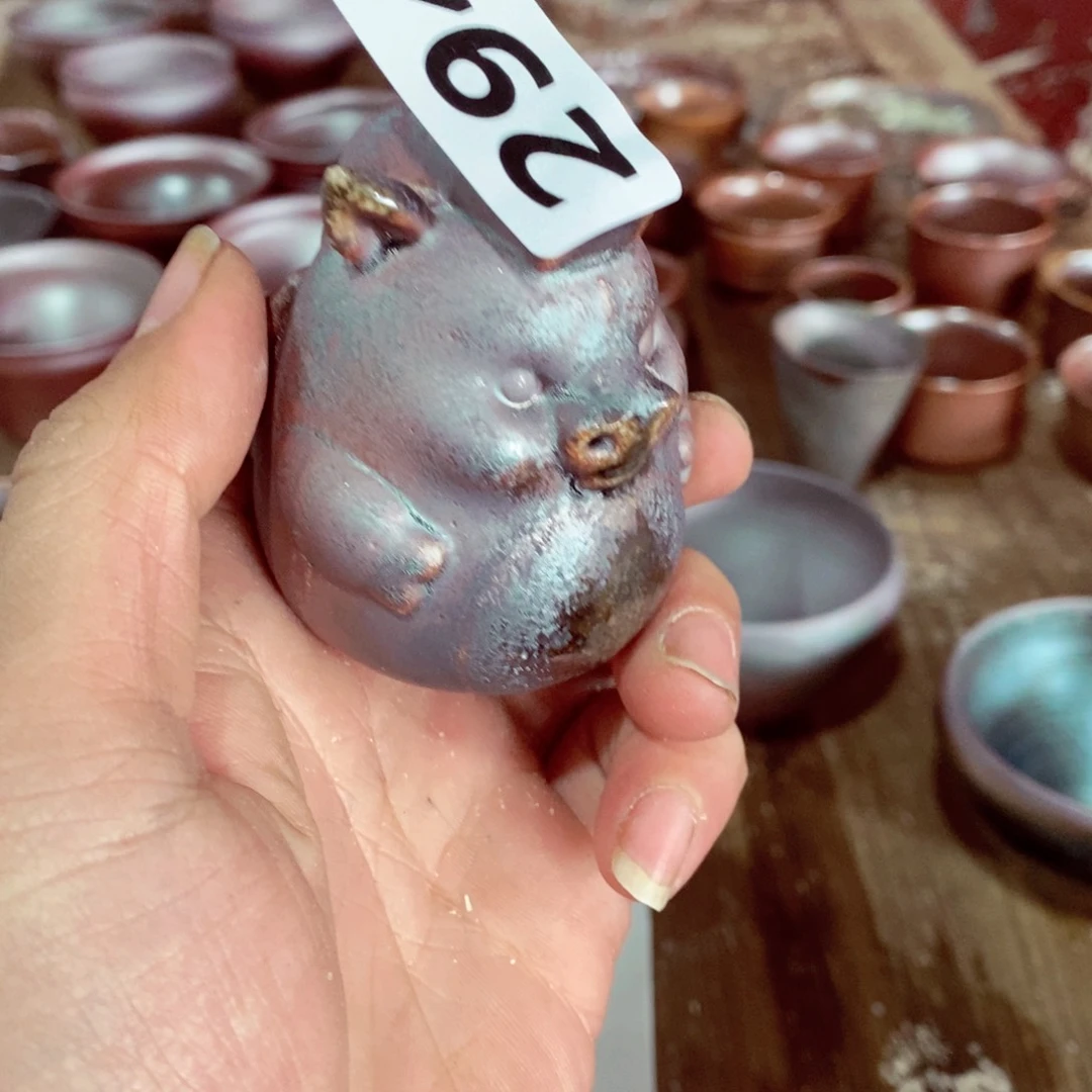 柴烧茶具陶瓷杯子