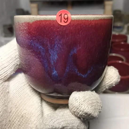杯舍*钧瓷杯子，纯手工制作