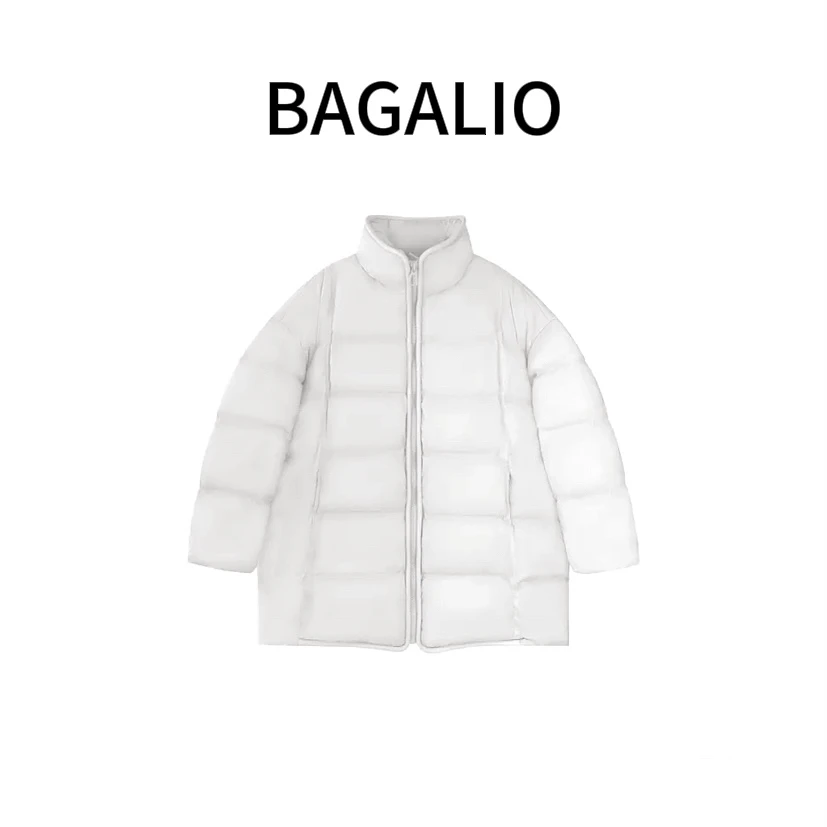 【BAGALIO】时尚云朵泡芙中长款羽绒服 373