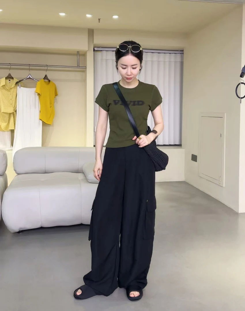 鑫燃Kiki 美式复古辣妹短袖T恤 8172 潇家