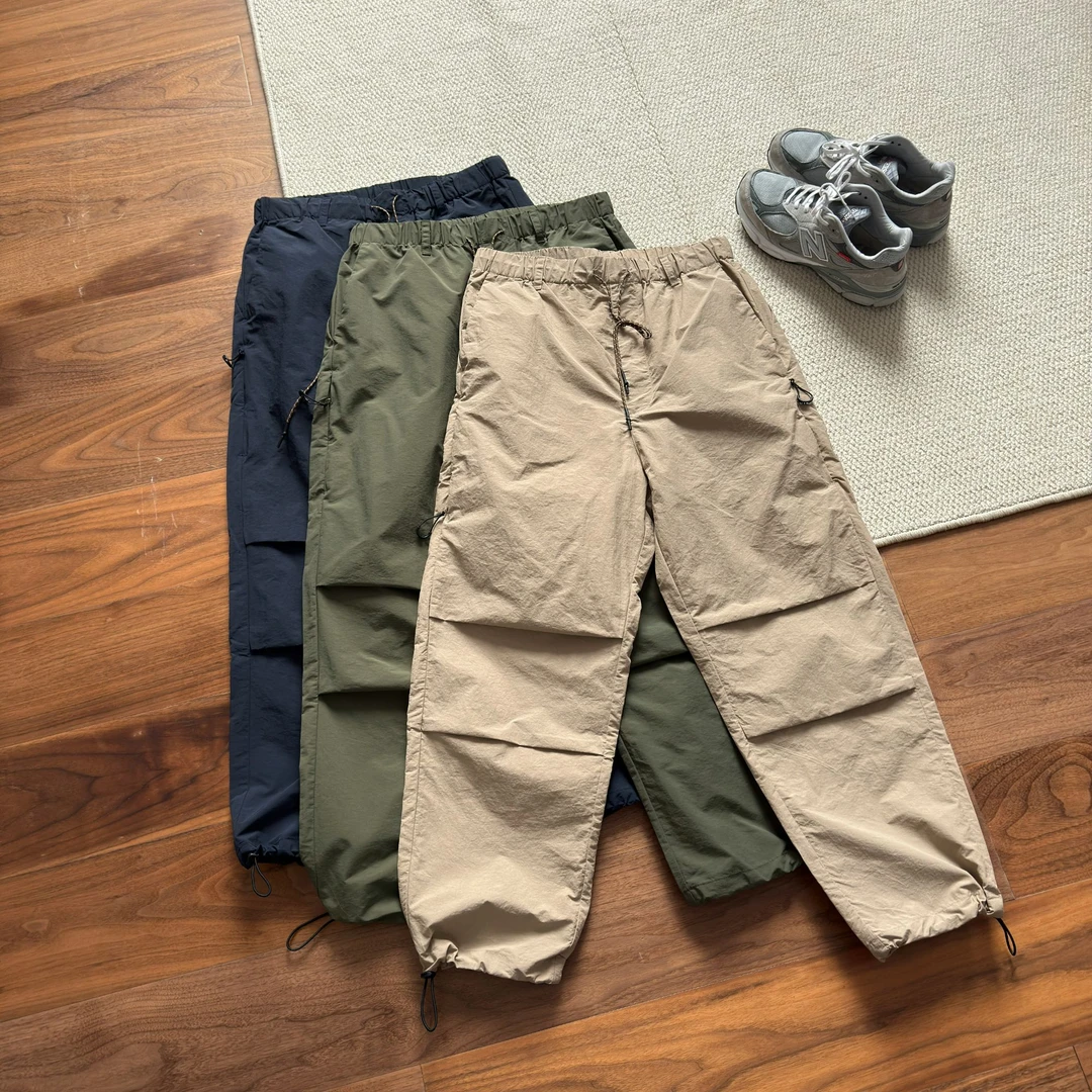 Kaqi Dashu 25ss 伞兵裤~隐藏口袋百搭休闲工装裤-581