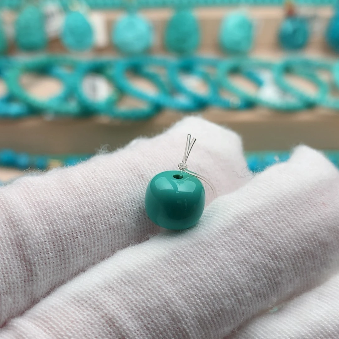 绿松石未镶嵌珠宝奇石9mm