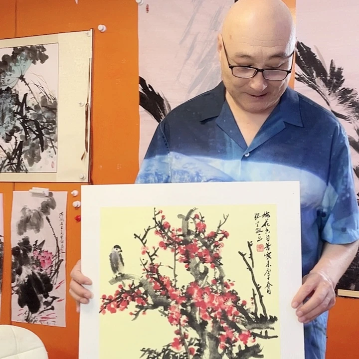 国画张圣敏先生纯手绘作品