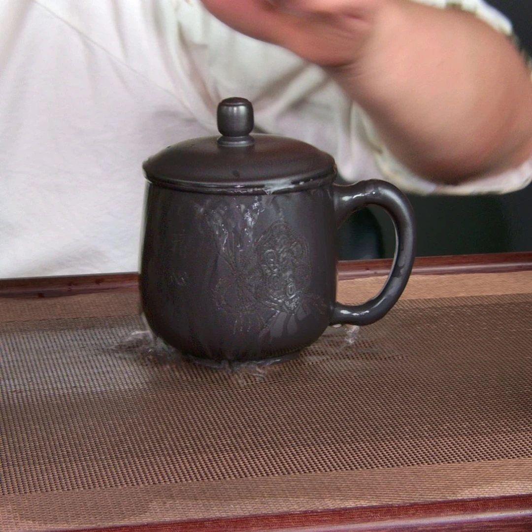 茶杯紫砂高货放漏